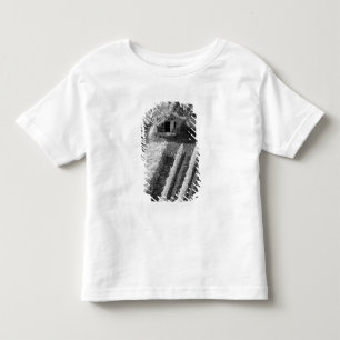 Black & White view of small stone barn Toddler T-Shirt