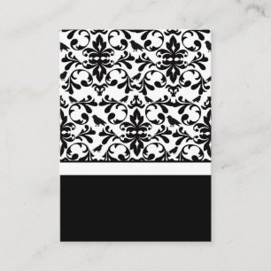 Black & White Wedding Invitation Card Inserts