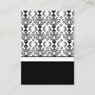 Black & White Wedding Invitation Card Inserts