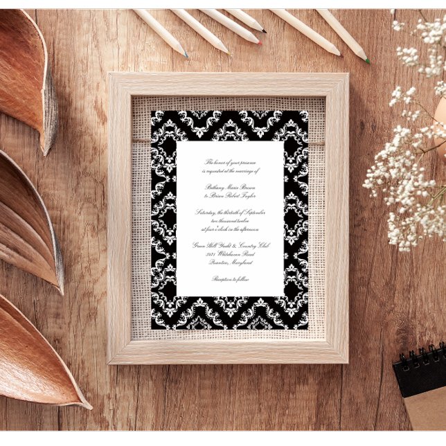 Black & White Wedding Invitations (Creator Uploaded)