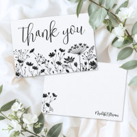 Black White Wildflower