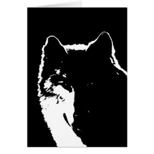Black & White Wolf