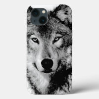 Black & White Wolf