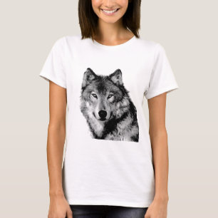 Black & White Wolf T-Shirt