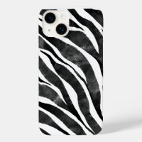 Black white Zebra Animal Print 