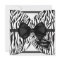 Black White Zebra Invite Ribbon & Jewelled Bow
