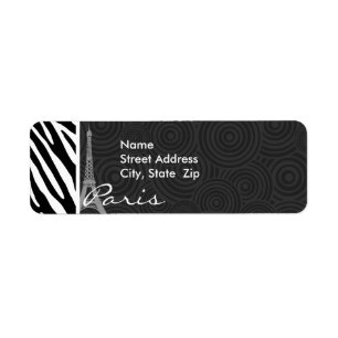 Black & White Zebra; Paris