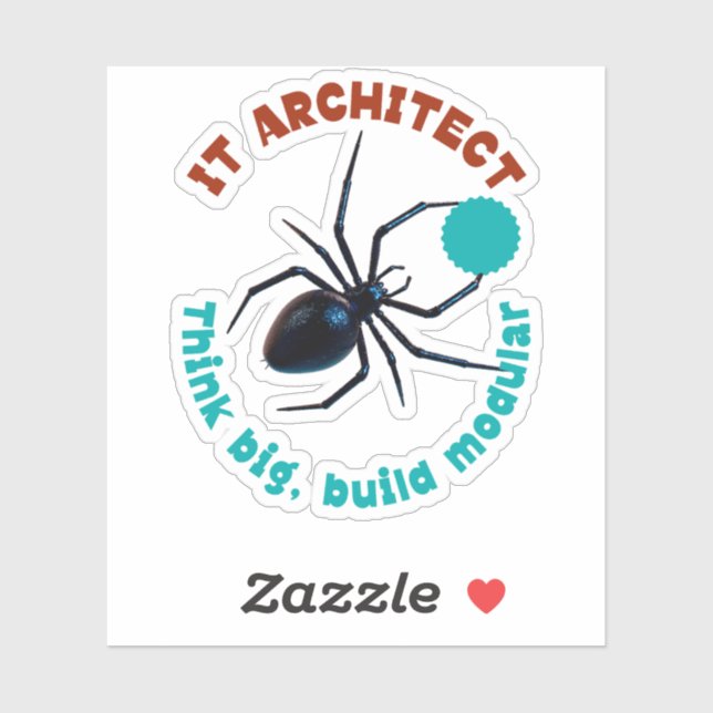 Black Widow IT Architect Modular Funny (Sheet)