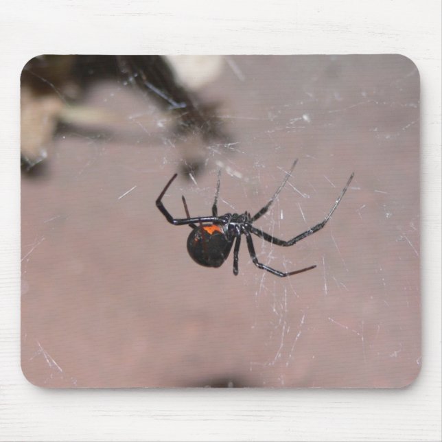 Black Widow Mouse Pad (Front)