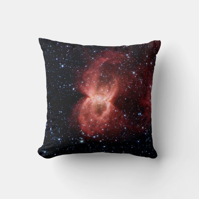 Black Widow Nebula Pillow (Front)