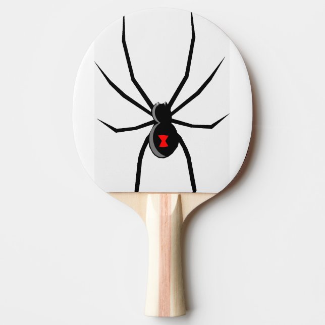 black-widow-.png ping pong paddle (Front)