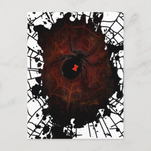 Black Widow Postcard