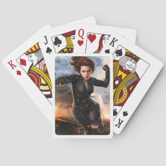 Black Widow Punch Playing Cards
