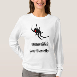 Black widow spider-beautiful but deadly T-Shirt