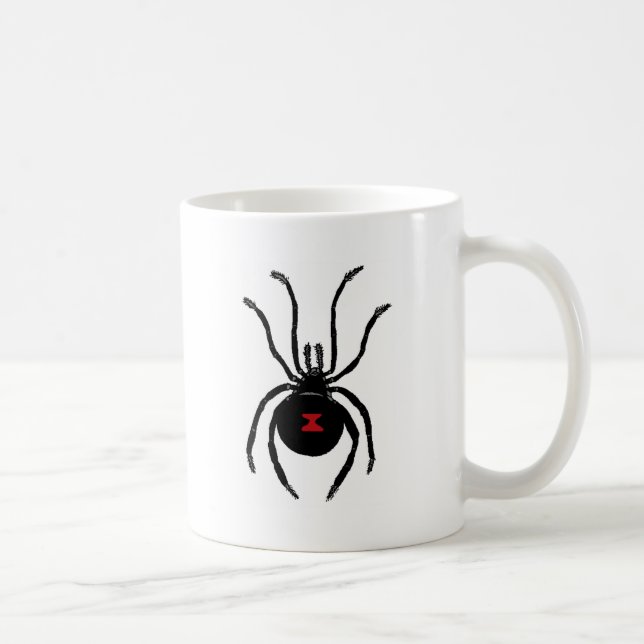 black widow spider coffee mug (Right)