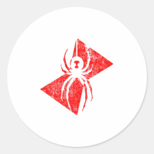 Black Widow Spider Gift _1 Classic Round Sticker