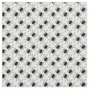 black widow spider halloween pattern fabric
