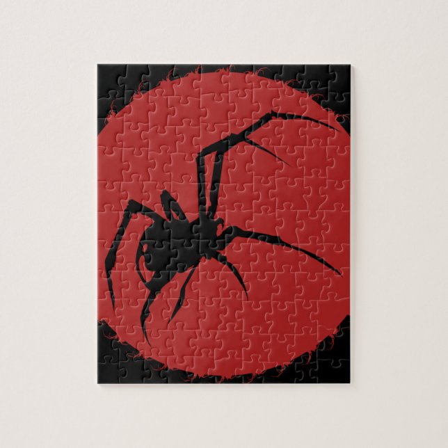 Black Widow Spider Jigsaw Puzzle (Vertical)