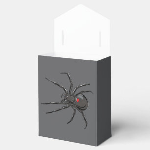 Black Widow Spider Original Drawing Art Favour Box