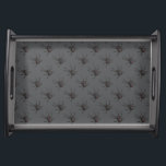 Black Widow Spider Original Drawing Art  Serving Tray<br><div class="desc">Serving Tray in classic black colour finish printed with Black Widow Spider Original Drawing Art hand drawn graphic design artwork illustration by TheFabricSeal print on demand shop at Zazzle.com #ZazzleMade ©️Original. https://www.zazzle.com/store/thefabricseal Celebrate Halloween and Goth any time of the year with our cool looking black coloured with red marking widow...</div>