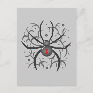 Black Widow Spider Postcard
