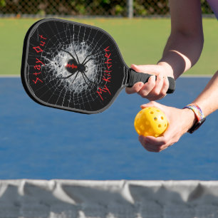 Black Widow Spider-Stay Out My Kitchen Pickleball Paddle