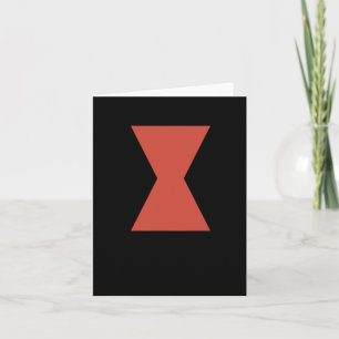 Black Widow Spider Sticker Card
