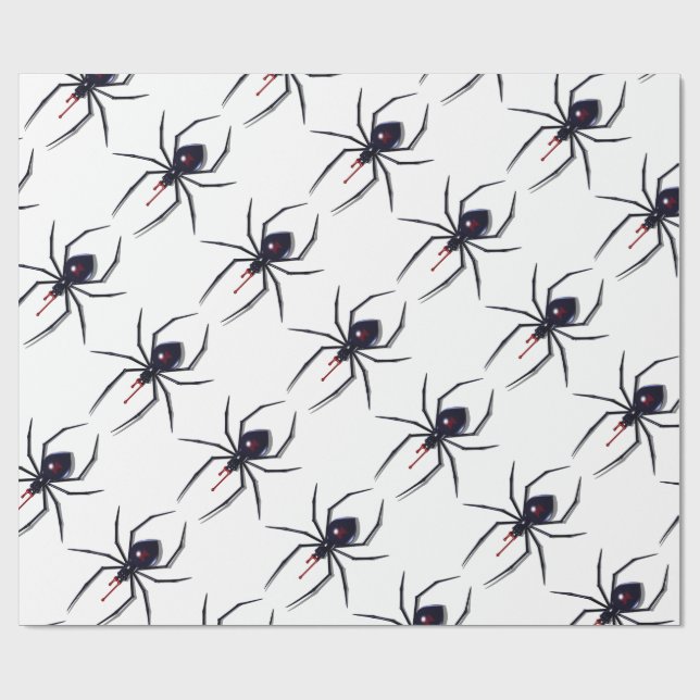 Black Widow Wrapping Paper (Flat)