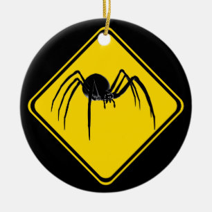 Black Widow Xing! Ceramic Tree Decoration