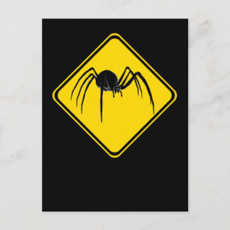 Black Widow Xing! Postcard