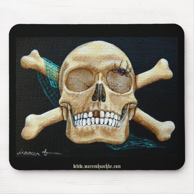 "Black Widow's New Home" Mouse Pad (Front)