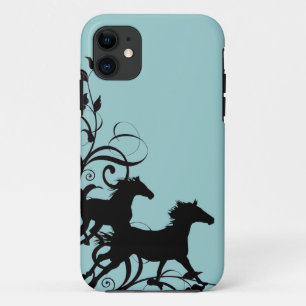 Black Wild Horses Case-Mate iPhone Case