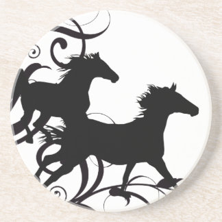 Black Wild Horses Coaster