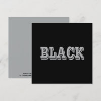 Black With Grey Text On Black Solid Colour