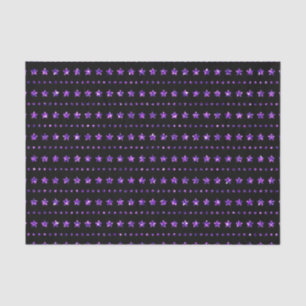 BLACK WITH PURPLE GLITTER LOOK HALLOWEEN TISSUE PAPER