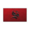 Black with Red Roses Initial S Goth Business Card