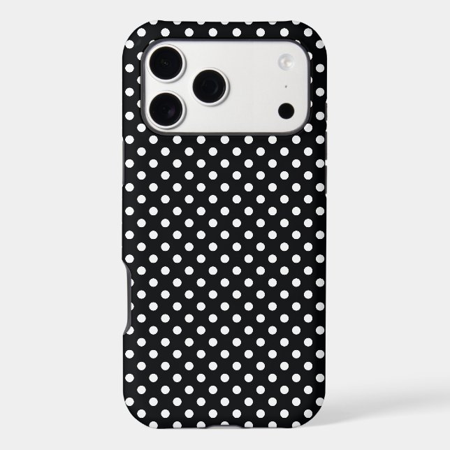 Black with white dots (Back)