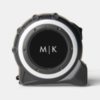 Black with White | Modern Monogram