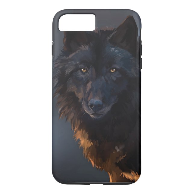 Black wolf Case-Mate iPhone case (Back)