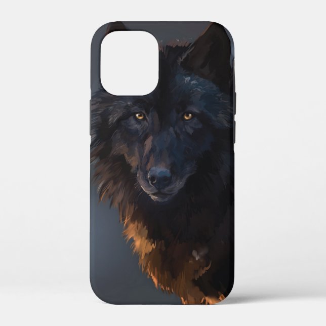 Black wolf Case-Mate iPhone case (Back)