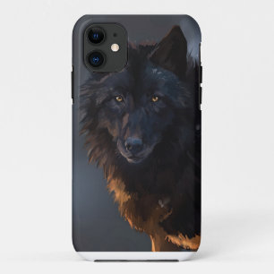 Black wolf Case-Mate iPhone case