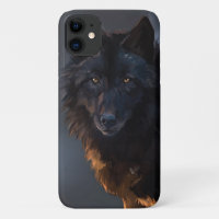 black wolf