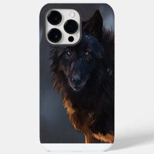 black wolf Case-Mate iPhone 14 pro max case