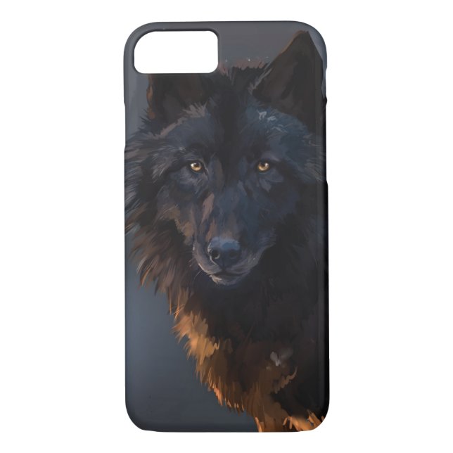 Black wolf Case-Mate iPhone case (Back)