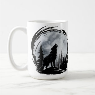 Black Wolf Coffee Mug
