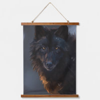 black wolf