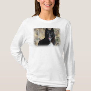 Black Wolf Long Sleeve Women's T-Shirt