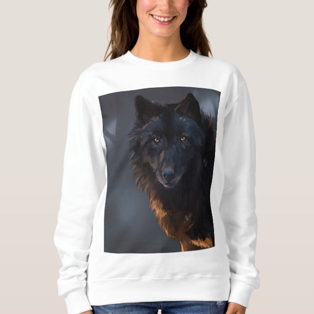 Black Wolf Sweatshirt (Front)
