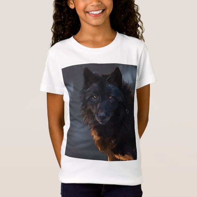 Black Wolf T-Shirt (Front)