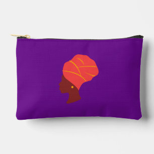 Black Woman Accessory Pouch